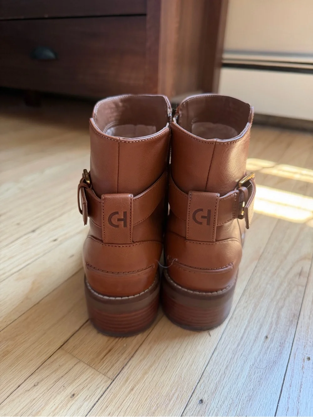 Classic Tan Leather Ankle Boots